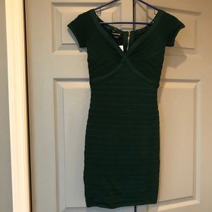 Bebe green dress